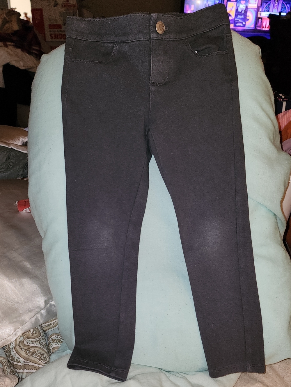 Sz 4 Gymboree Super Skinny Gray Ponte Pants